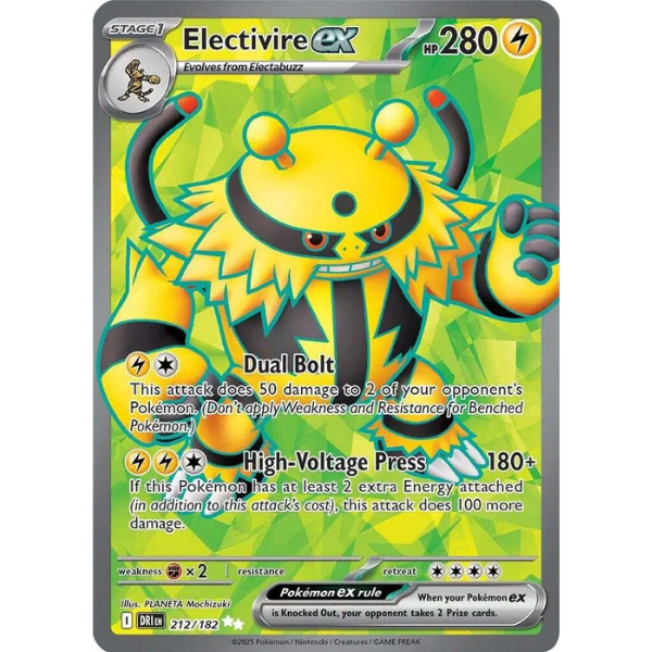 Scarlet & Violet - Destined Rivals 212/182 - Electivire ex [Ultra Rare]