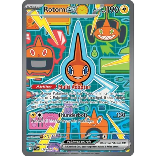 Mega Evolution - Phantasmal Flames 126/094- Rotom ex [Special Illustration Rare]