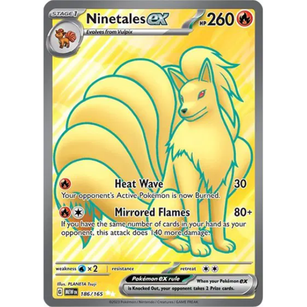 Scarlet & Violet 151 186/165- Ninetales ex [Ultra Rare]