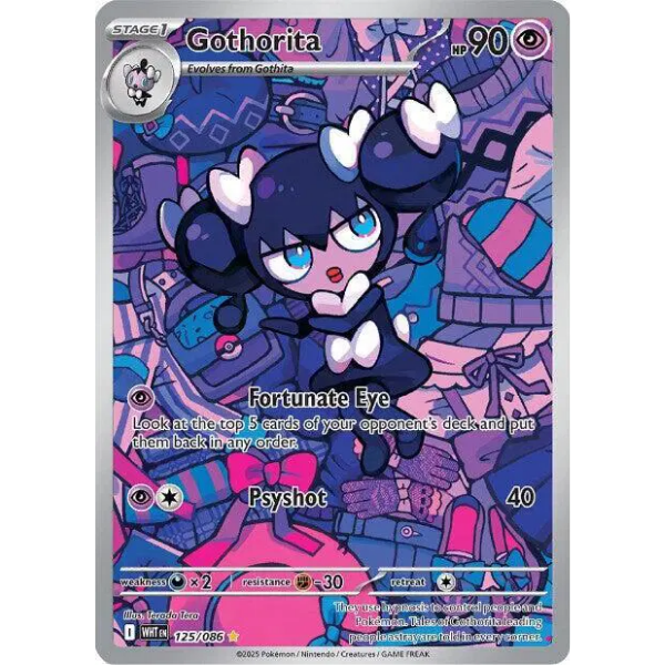 Scarlet & Violet White Flare 125/086 - Gothorita [Illustration Rare]
