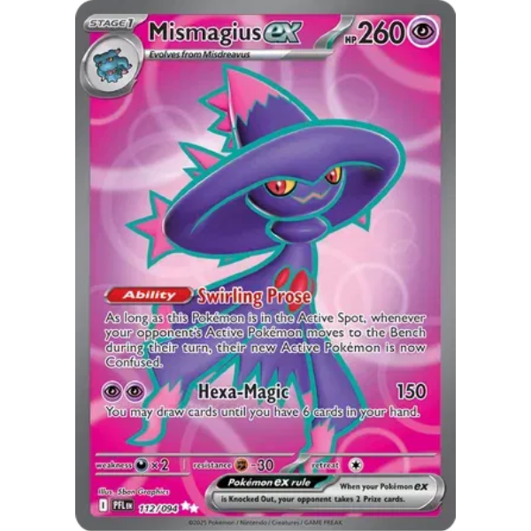 Mega Evolution - Phantasmal Flames 112/094- Mismagius ex [Ultra Rare]