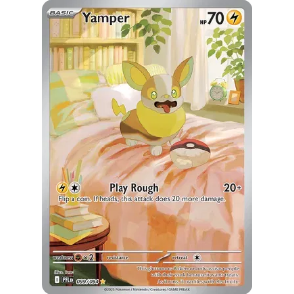 Mega Evolution - Phantasmal Flames 099/094- Yamper [Illustration Rare]