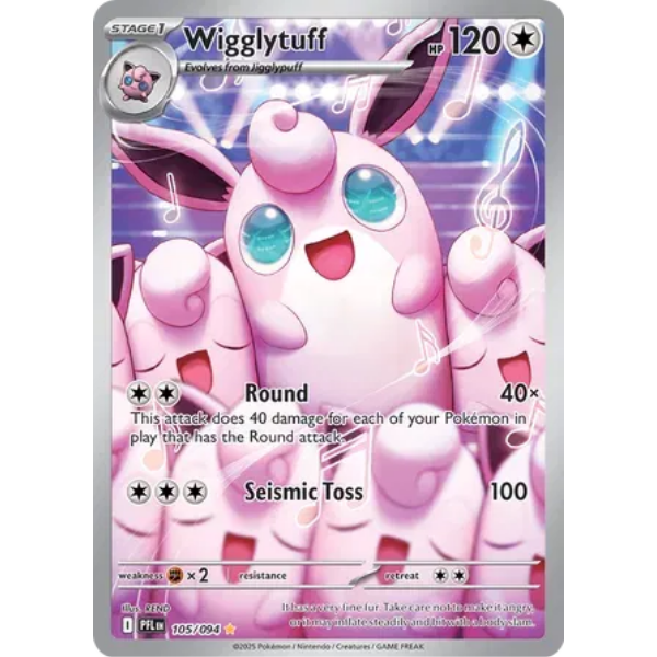 Mega Evolution - Phantasmal Flames 105/094- Wigglytuff [Illustration Rare]