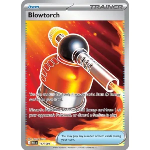Mega Evolution - Phantasmal Flames 117/094- Blowtorch [Ultra Rare]