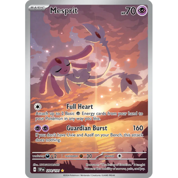 Scarlet & Violet Surging Sparks 204/191 - Mesprit [Illustration Rare]