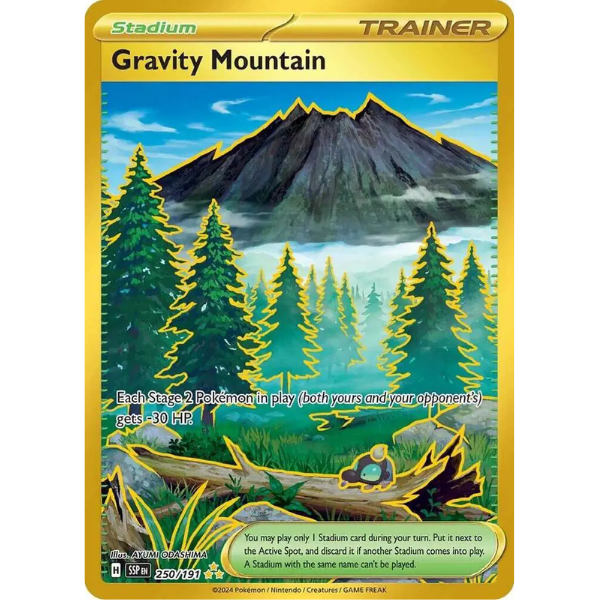 Scarlet & Violet Surging Sparks 250/191 - Gravity Mountain [Hyper Rare]