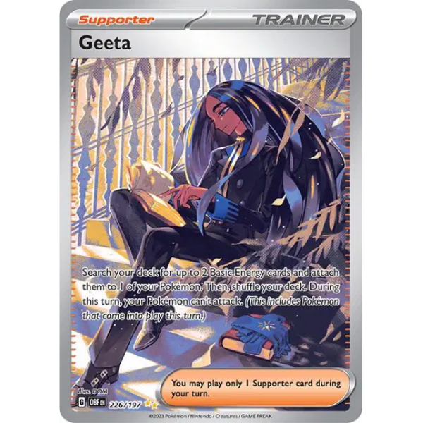 Scarlet & Violet Obsidian Flames 226/197 - Geeta [Special Illustration Rare]