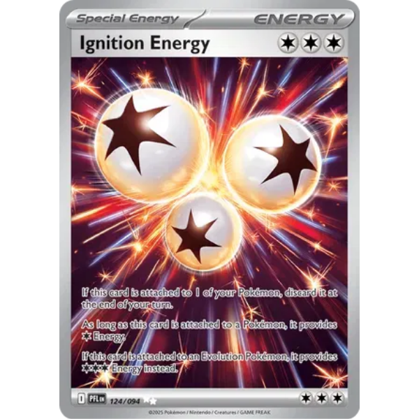 Mega Evolution - Phantasmal Flames 124/094- Ignition Energy [Ultra Rare]