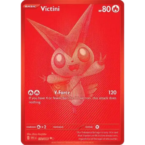 Scarlet & Violet White Flare 172/086 - Victini [Black White Rare]