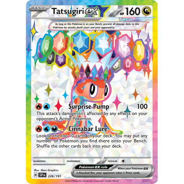 Scarlet & Violet Surging Sparks 226/191 - Tatsugiri ex [Ultra Rare]