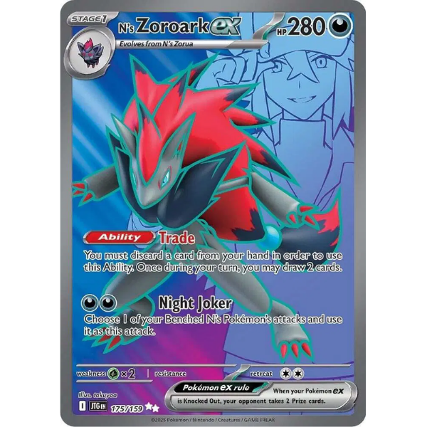 Scarlet & Violet - Journey Together 175/159 - N's Zoroark ex [Ultra Rare]