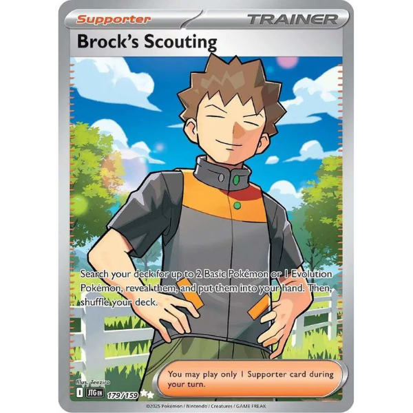 Scarlet & Violet - Journey Together 179/159 - Brock's Scouting [Ultra Rare]
