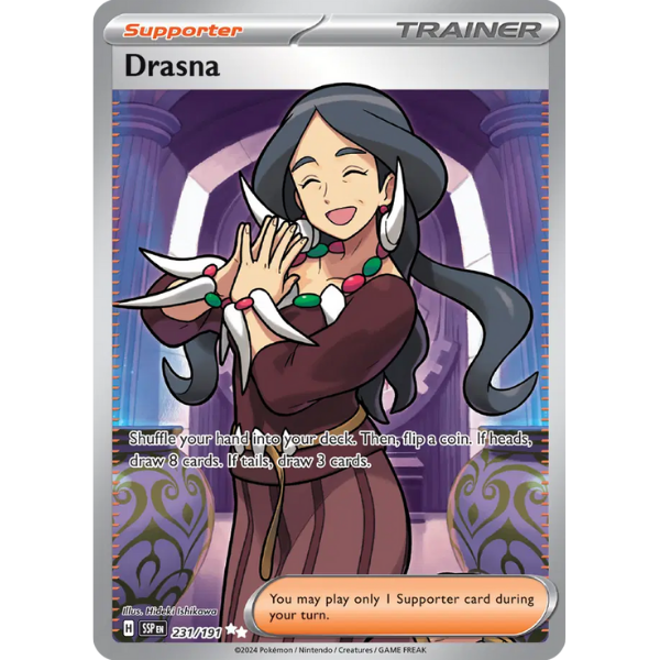 Scarlet & Violet Surging Sparks 231/191 - Drasna [Ultra Rare]