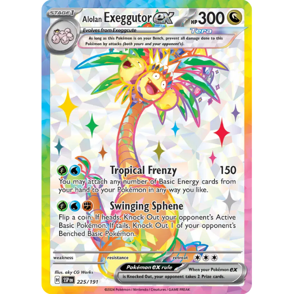 Scarlet & Violet Surging Sparks 225/191 - Alolan Exeggutor ex [Ultra Rare]
