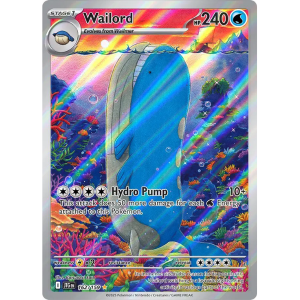 Scarlet & Violet - Journey Together 162/159 - Wailord [Illustration Rare]