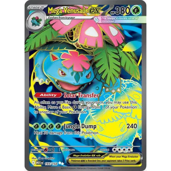 Mega Evolution Base 155/132 - Mega Venusaur ex [Ultra Rare]