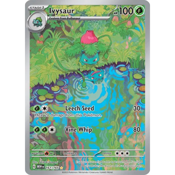 Scarlet & Violet 151 167/165 - Ivysaur [Illustration Rare]