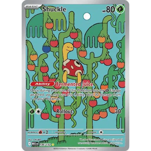 Mega Evolution Base 136/132 - Shuckle [Shiny Rare]