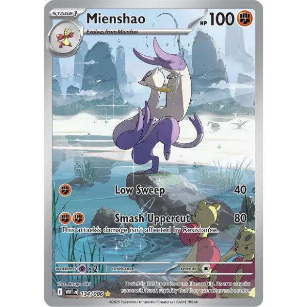 Scarlet & Violet White Flare 134/086 - Mienshao [Illustration Rare]