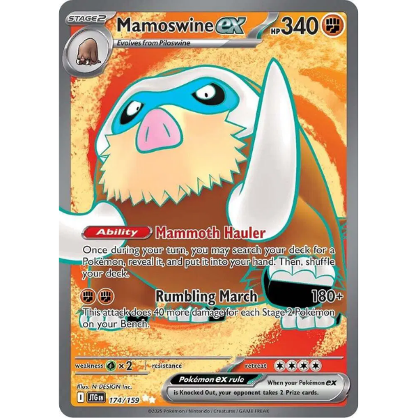 Scarlet & Violet - Journey Together 174/159 - Mamoswine ex [Ultra Rare]