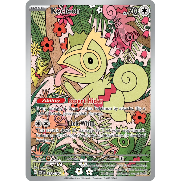 Scarlet & Violet Surging Sparks 213/191 - Kecleon [Illustration Rare]