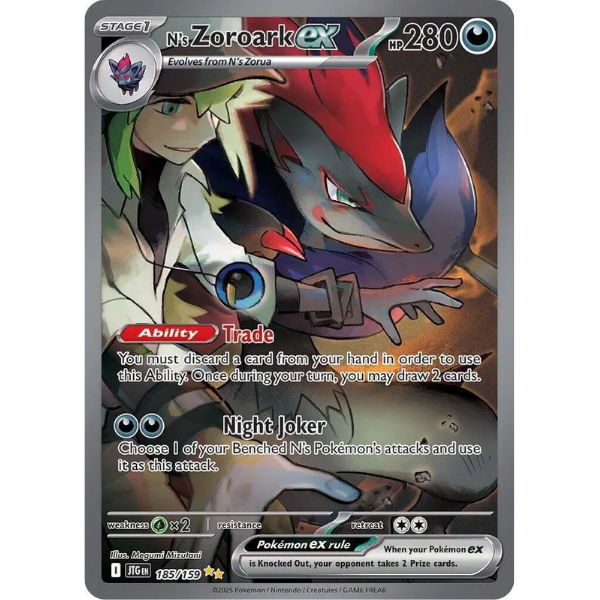Scarlet & Violet - Journey Together 185/159 - N's Zoroark ex [Special Illustration Rare]