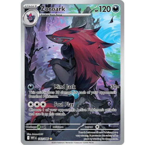 Scarlet & Violet White Flare 143/086 - Zoroark [Illustration Rare]