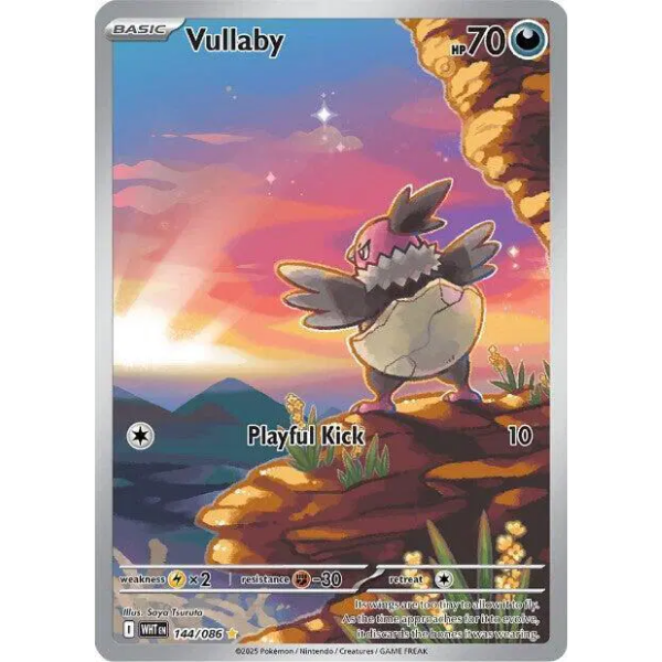 Scarlet & Violet White Flare 144/086 - Vullaby [Illustration Rare]