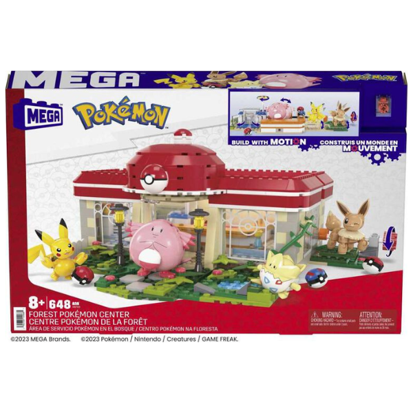 Mega Bloks Forest Pokemon Center HNT93, 648 Pieces