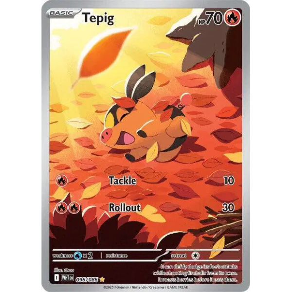Scarlet & Violet White Flare 096/086 - Tepig [Illustration Rare]