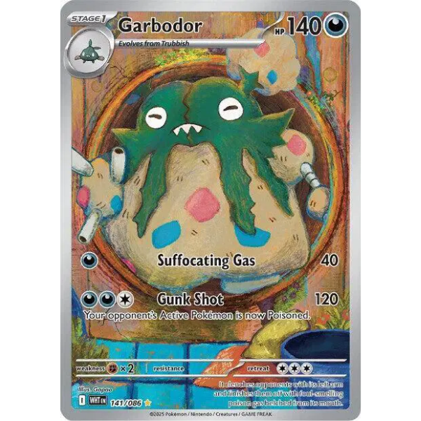 Scarlet & Violet White Flare 141/086 - Garbodor [Illustration Rare]