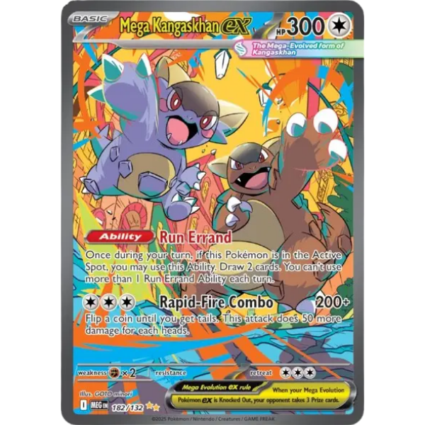 Mega Evolution Base 182/132 - Mega Kangaskhan ex [Special Illustration Rare]
