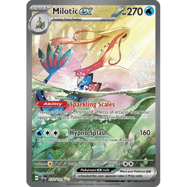 Scarlet & Violet Surging Sparks 237/191 - Milotic ex [Special Illustration Rare]