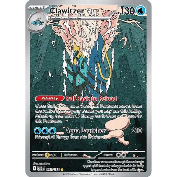 Mega Evolution Base 141/132 - Clawitzer [Shiny Rare]