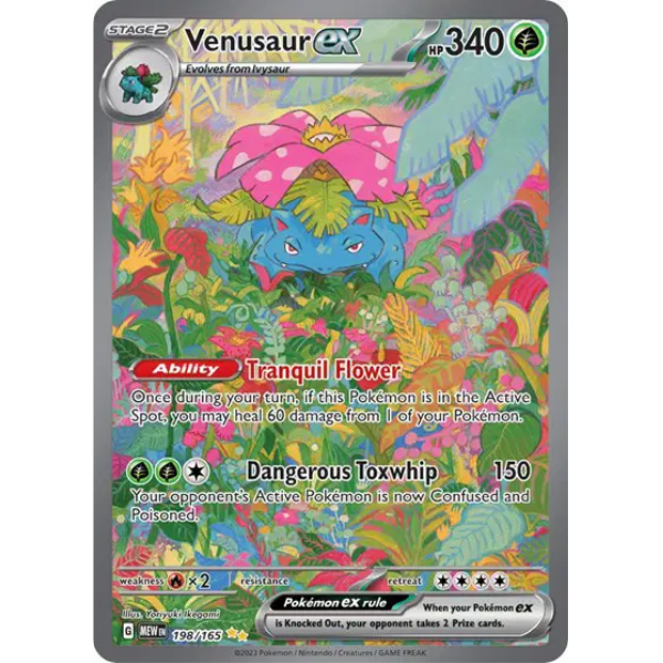Scarlet & Violet 151 198/165- Venusaur ex [Special Illustration Rare]