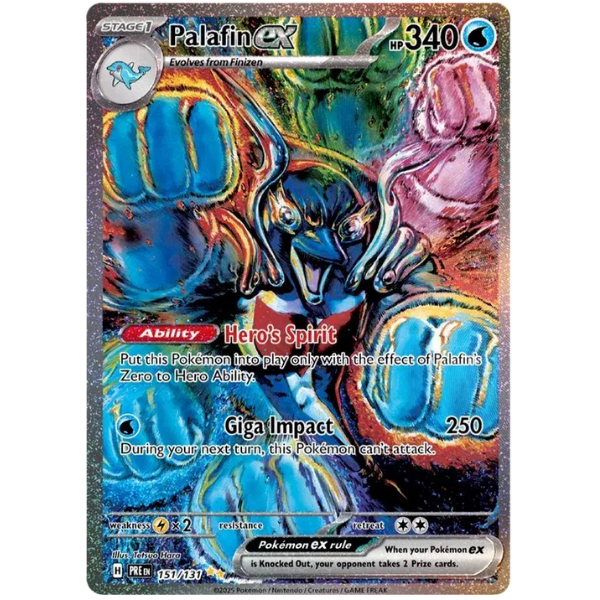 Scarlet & Violet Prismatic Evolutions 151/131 - Palafin ex [Special Illustration Rare]