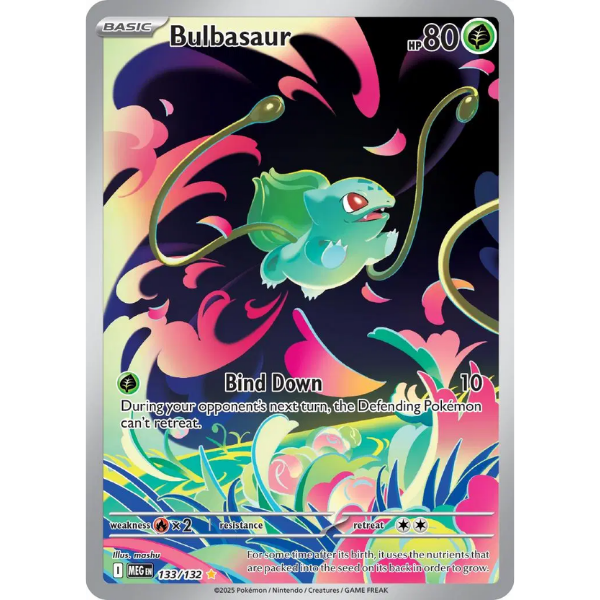 Mega Evolution Base 133/132 - Bulbasaur [Illustration Rare]