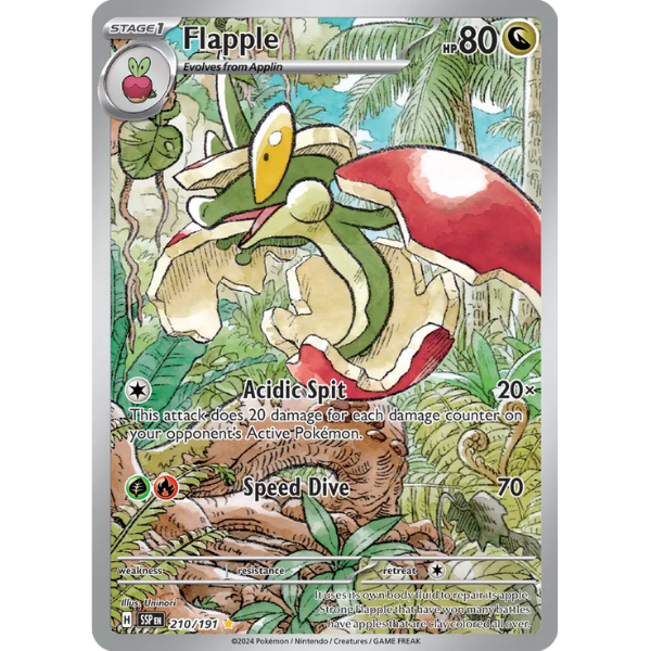 Scarlet & Violet Surging Sparks 210/191 - Flapple [Illustration Rare]