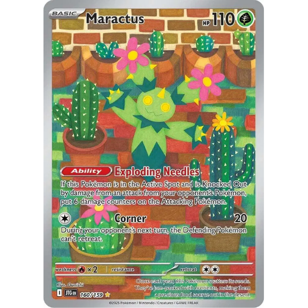 Scarlet & Violet - Journey Together 160/159 - Maractus [Illustration Rare]