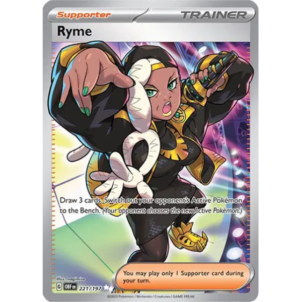 Scarlet & Violet Obsidian Flames 221/197 - Ryme [Ultra Rare]