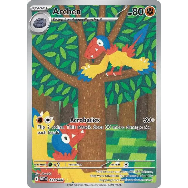 Scarlet & Violet White Flare 131/086 - Archen [Illustration Rare]