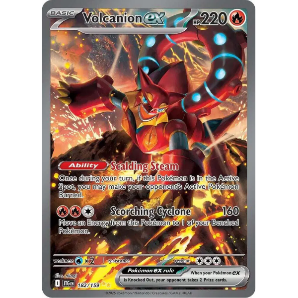 Scarlet & Violet - Journey Together 182/159 - Volcanion ex [Special Illustration Rare]