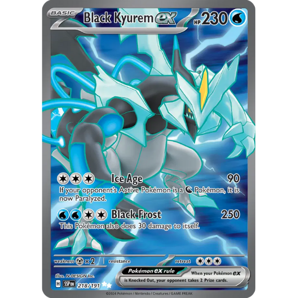 Scarlet & Violet Surging Sparks 218/191 - Black Kyurem ex [Ultra Rare]