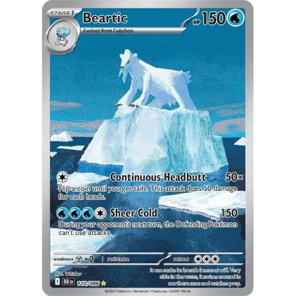 Scarlet & Violet - Black Bolt 110/086 - Beartic [Illustration Rare]