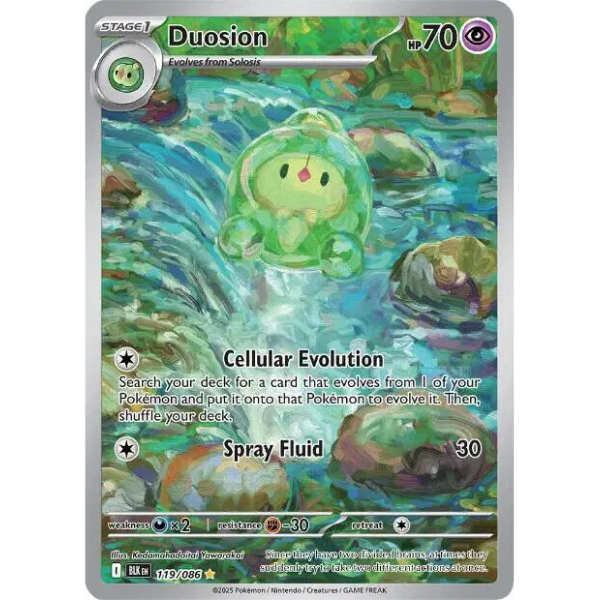 Scarlet & Violet - Black Bolt 119/086 - Duosion [Illustration Rare]