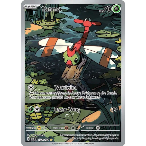 Scarlet & Violet - Destined Rivals 183/182 - Yanma [Illustration Rare]