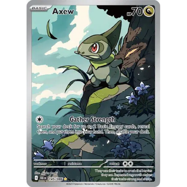 Scarlet & Violet - Black Bolt 145/086 - Axew [Illustration Rare]