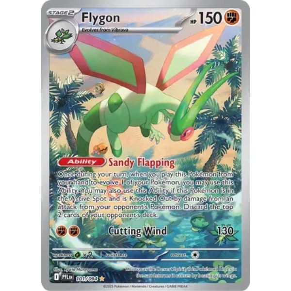 Mega Evolution - Phantasmal Flames 101/094- Flygon [Illustration Rare]