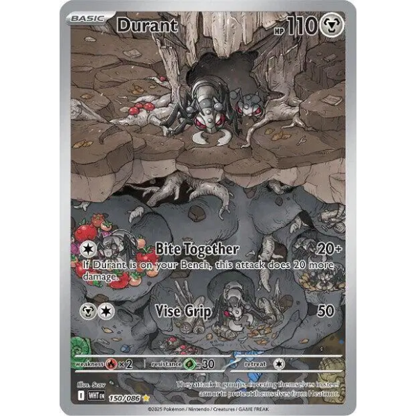 Scarlet & Violet White Flare 150/086 - Durant [Illustration Rare]