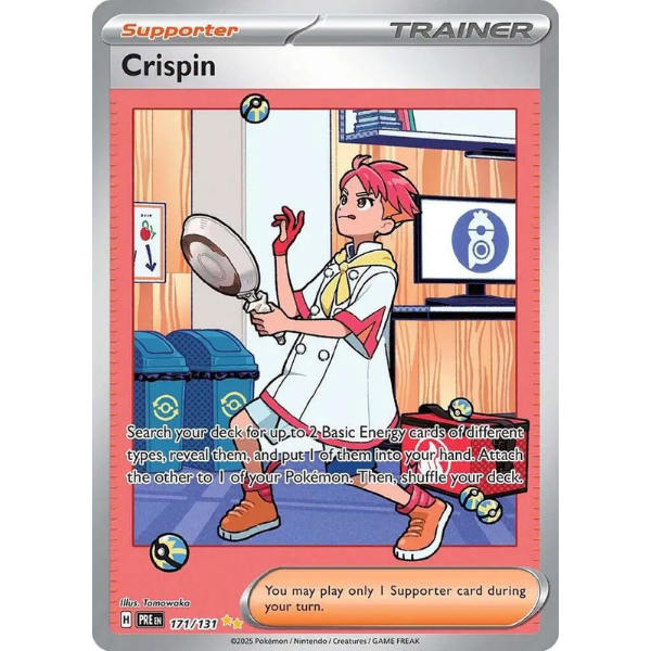 Scarlet & Violet Prismatic Evolutions 171/131 - Crispin [Special Illustration Rare]